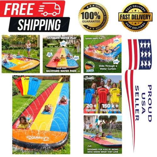 Triple water slide with - slide, 3