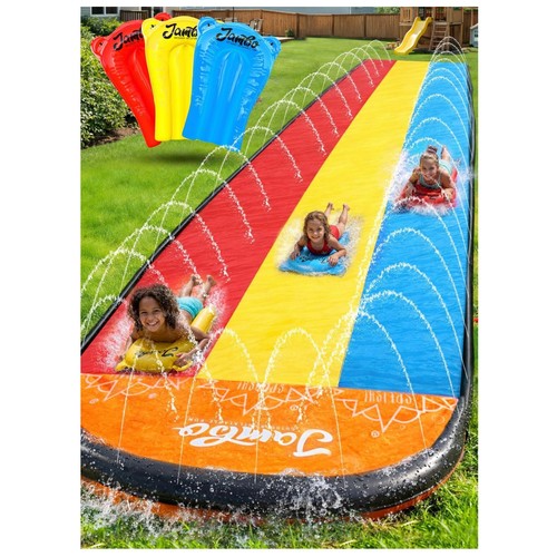 Triple water slide with - water, 3