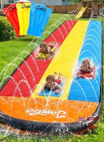 Premium triple water slide and - premium,