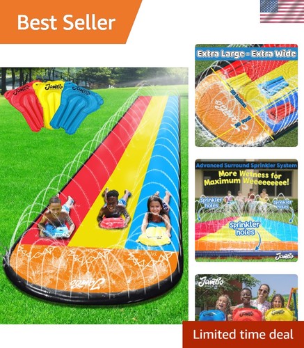 Triple water slide - triple, with